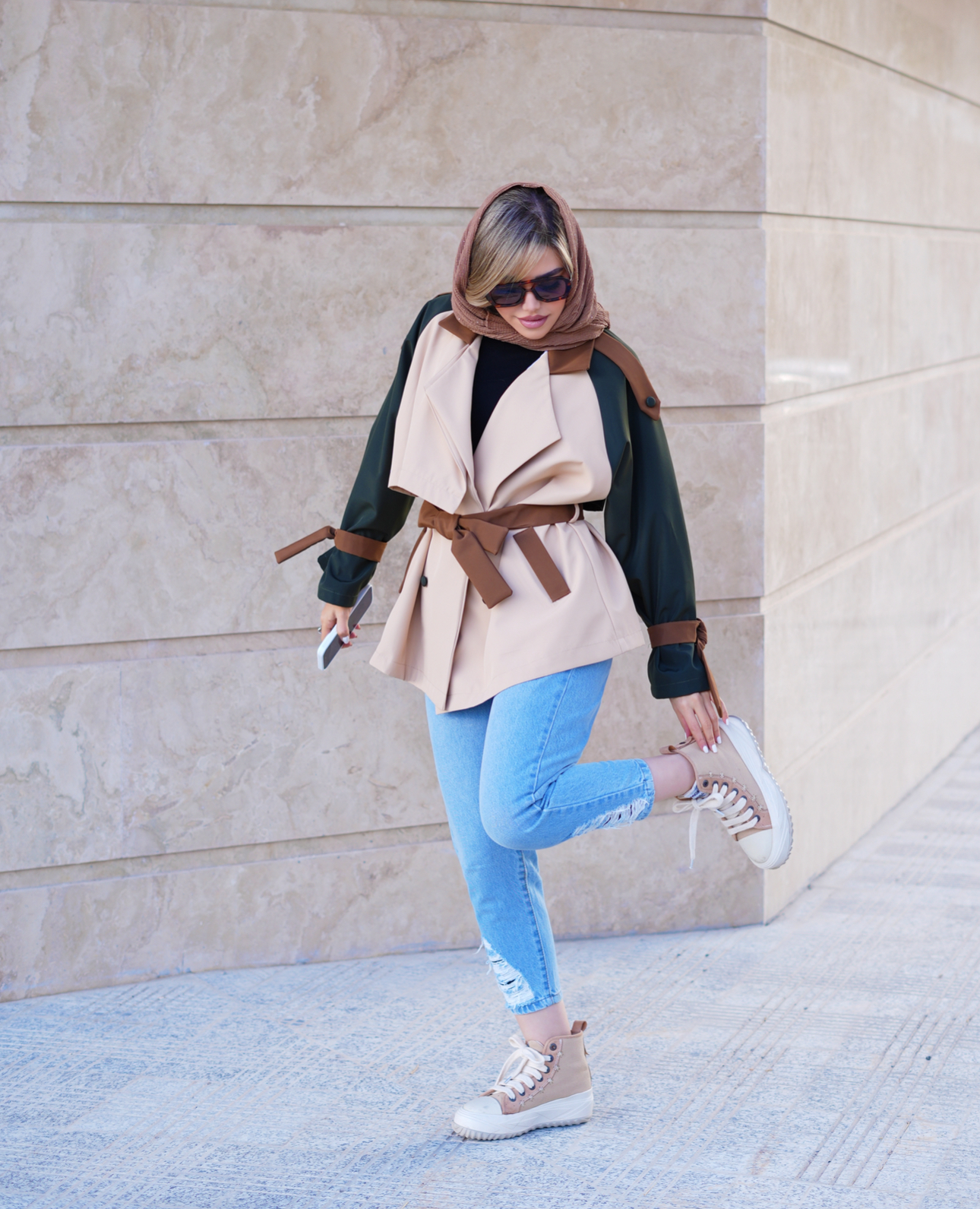 ترنچ‌کت تری کالر